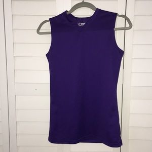 alleson athletic purple top